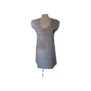 Animapop Reversible Dress M A-Line‎ Sleeveless Artsy Scuba Knit Italy Bodycon